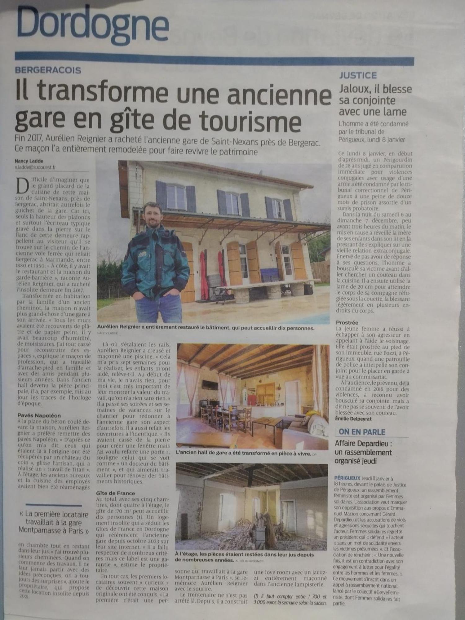 A La Gare Villa Saint-Nexans Kültér fotó